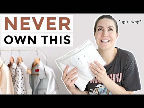 10 Clothing Items You DO NOT NEED in Your Minimalist Wardrobe