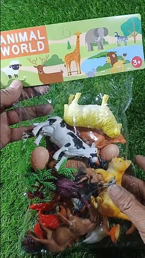Satisfying with Unboxing Plastic Animals Toy Review, Safari Animal Toys Figurines Farm #unboxing