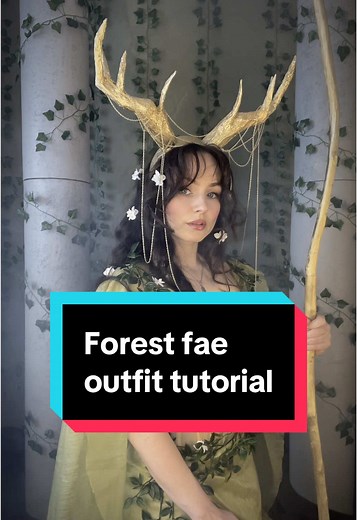 Forest Fairy Outfit Tutorial Inspired by Folklore