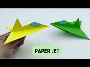Very Easy Jet Making Ever with paper/ Toys For Kids