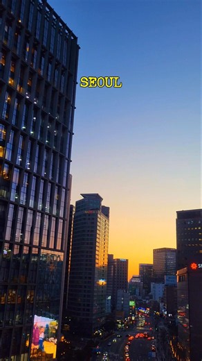 Beautiful Sunset in SEOUL South Korea