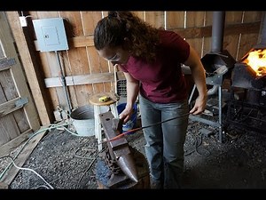 Forging a Fire Poker - Whitlox Forge First Lessons Series