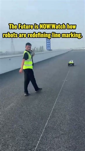 Let the line marking bot take over!Test once, replicate perfect, straight lines infinitely! 🎯
