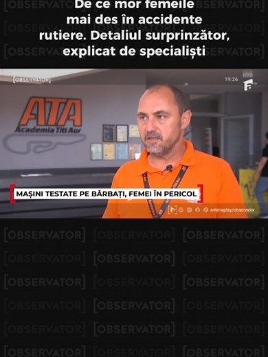 De ce mor femeile mai des în accidente rutiere - explicația specialiștilor