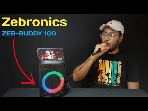 ZEBRONICS Zeb-Buddy 100 15 W Portable Bluetooth Speaker Unboxing + Review + Sound Test | 1499/- 🤑🤑