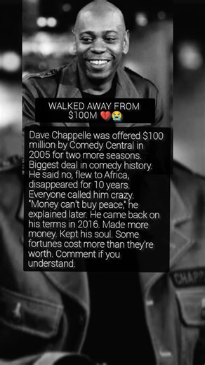 ‎WALKED AWAY FROM $100M 💔😭