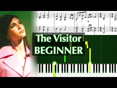The Visitor (Sienna Spiro) - EASY Piano Tutorial + SHEET MUSIC