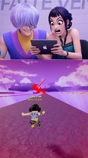 Zoey and Mystery are playing Roblox 😥😱 every second +10 speed