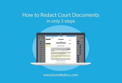 How to Redact Court Documents — Bundledocs