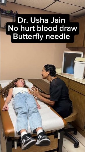 Best blood draw by butterfly needle & happy kid.#drushajain #happy #blooddraw #kid #butterflyneedle