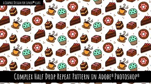 Create Complex Half Drop Repeating Patterns in Adobe Photoshop - A Graphic Design for Lunch™ Class