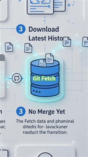 How to use git fetch ⚡ | Git Fetch Command | Git Tutorial #Shorts