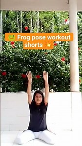 🐸 frog pose workout #shorts #💥trending#✨