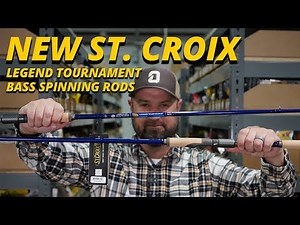 St. Croix's NEW Legend Tournament Bass Spinning Rods