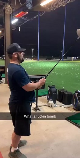 I suck at golf but my drives are ok. #golf #flyingT #longdrive #drivingrange