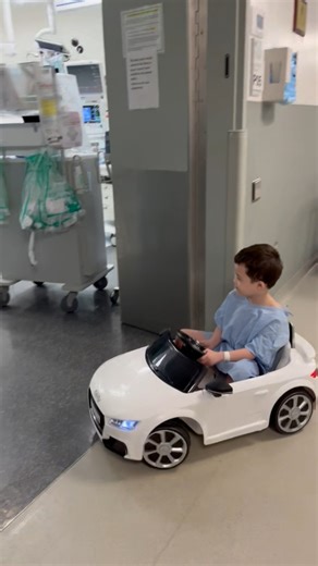 2.1K views · 9.1K reactions | Xavier, you were amazing! Here's to a speedy recovery! At Children's Regional Hospital at Cooper, we ensure our pediatric patients can cruise to surgery in style, easing their anxiety.  | Cooper University Health Care | Facebook