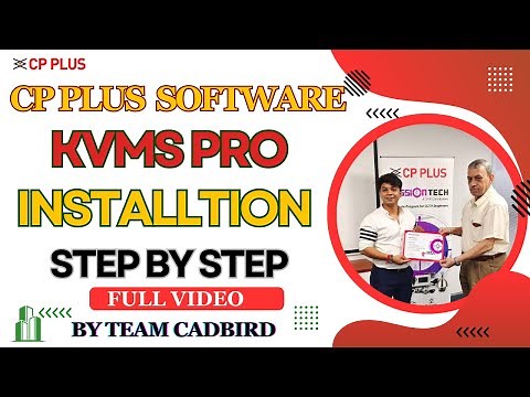 CP PLUS KVMS PRO PC SOFTWARE FULL VIDEO | BY TEAM CADBIRD |CP PLUS | HOW TO INSTALL KVMS PRO |
