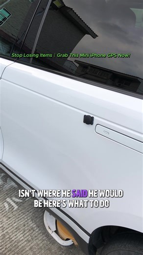 Ultra Mini GPS Tracker | iPhone & Find My Compatible | Real-Time Anti-Lost Gadget#gps #cargps #gpstracker #gpstracking