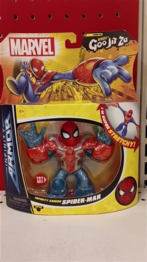 Goo Jit Zu Spider-Man Infinity Armor #goojitzu #spiderman #marvel ‪@target‬