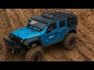 1/10 RC Jeep Wrangler 4X4 Rock Crawler | Extreme Offroad Test