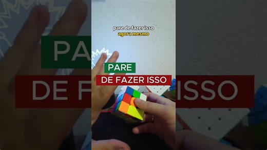 PARE de fazer ISSO no primeiro bloco do Roux - cubo mágico