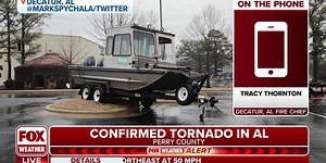 Decatur, Alabama officials survey potential tornado damage | Latest Weather Clips | FOX Weather