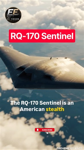 RQ-170 Sentinel Explained: America’s Stealth Recon Drone #firearmexplained #phantomdoctrine #shorts