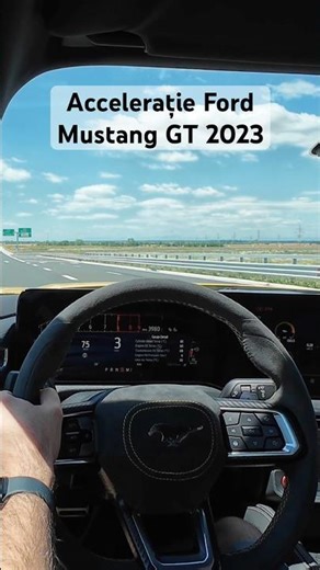Accelerație Ford Mustang GT 2023 #ford #mustang #mustanggt #fordmustang #musclecar #v8