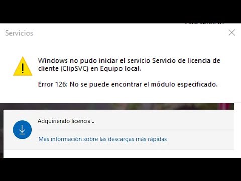 No se puede habilitar CLIPSVC-ERROR ADQUIRIENDO LICENCIA (MICROSOFT STORE) (SOLUCIÓN)
