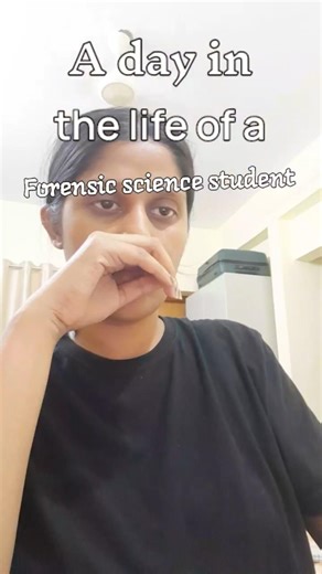 A day in the life of a forensic science student. #forensicscience #nfsu