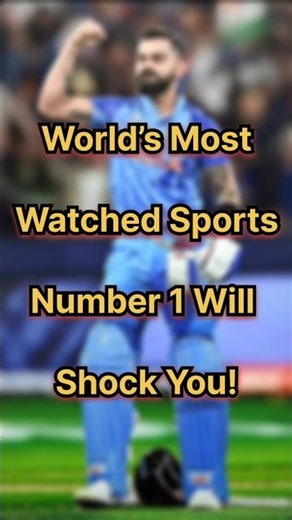 Top 10 Most Popular Sports in the World | 4 Billion Fans 😱🌍,, #shorts #youtubeshorts