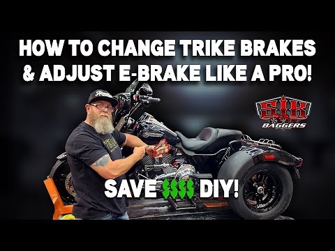 ⚡Change Your Trike Brakes Like A Pro! Includes Adjusting E Brake!⚡