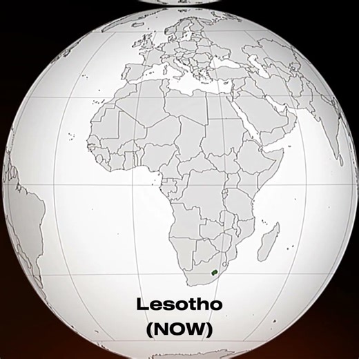 Lesotho Empire | NOW VS THEN (Part 3) #empire #geography #history #lesotho