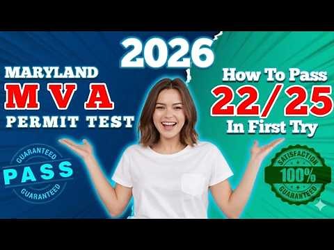 Maryland MVA Permit Test 2026 | MVA Learners Permit Practice Test