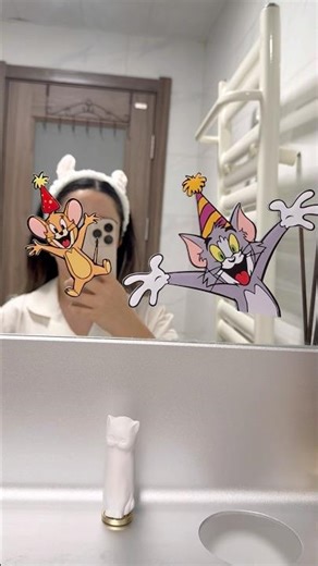 TOM AND JERRY🐱🐭Subscribe for more♥️ #shortsvideo #tomandjerry #bathroomdesign