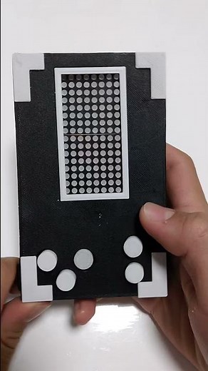 テトリスのゲーム機作りました。