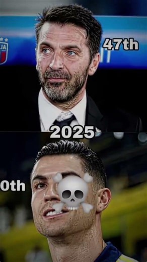 Ronaldo x Buffon 2020 vs 2025 🔥🔥🎆 #football #newyear #2026 #ronaldoedition #buffon #shorts