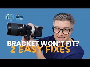 Struggling to mount your flash bracket because it’s hitting your lens? 📸