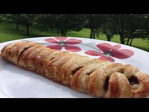 How to braid nutella puff pastry easy and simple