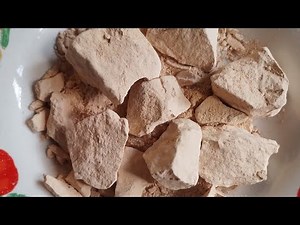 Asmr video, Caramel clay with white paste ,smooth crunchy clay eating,satisfying craves 🤤💦💦❤️