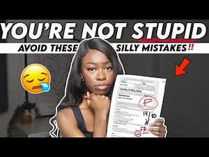 YOU’RE NOT STUPID: How to AVOID making SILLY MISTAKES in EXAMS that ruin your RESULTS