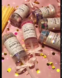 4 Pack Push Pop Confetti Poppers Cannon, Birthday Confetti Poppers for Christmas Party Graduation Gender Reveal Baby Shower Anniversary New Year's Wedding Party Supplies Halloween(Black+White+Gold)