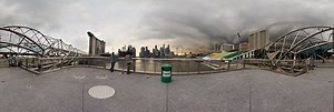 Helix  Bridge, Viewing Platform 360 Panorama | 360Cities