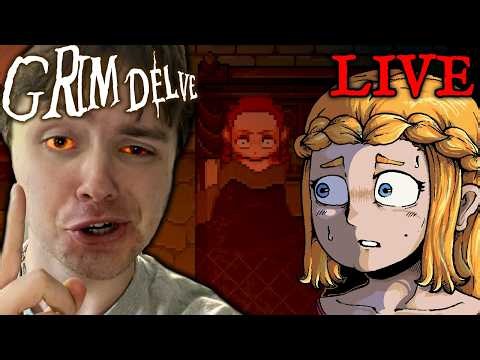 Playing My Disturbing RPG Maker Game Grimdelve! - Developer Commentary LIVE