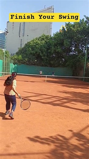 Adult Beginner Tennis | Finish Your Swing Properly