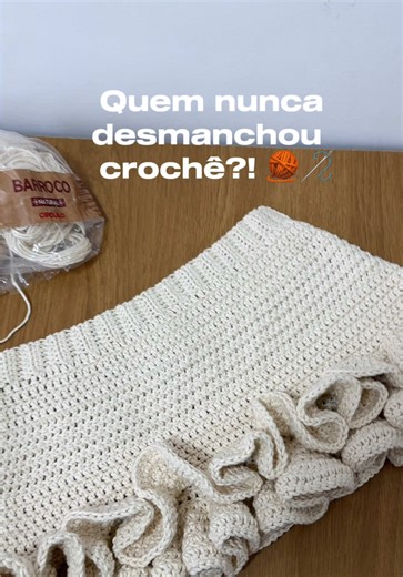 Tutorial de Saia de Crochê com Babados em Ponto Alto