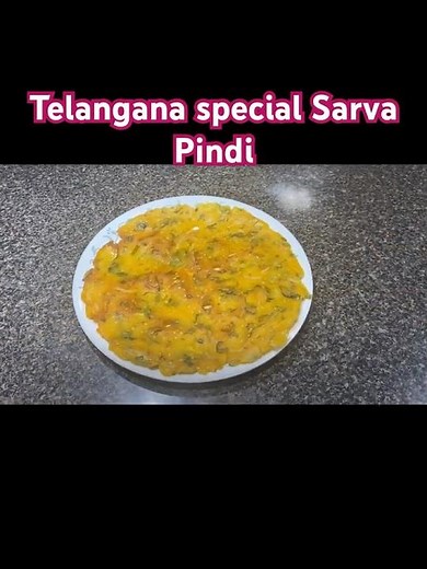 Authentic Telangana Sarva Pindi Recipe | సర్వపిండి | Crispy & Healthy Snack