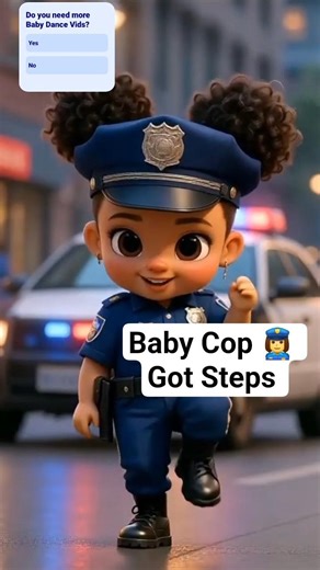 BABY COP DANCE #shorts