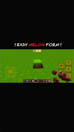 !!🍉 MINECRAFT EASY MELON FARM 🍉!! #vairal #minecraft #trending