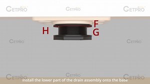 Getpro 48 in. L x 32 in. W Single Threshold Alcove White Shower Pan Base with Double Strainer Bathroom Acrylic Shower Tray GSB-4832-C